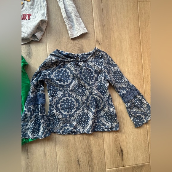 Lot of 9 girls size 6 long sleeve shirts - Picture 6 of 10